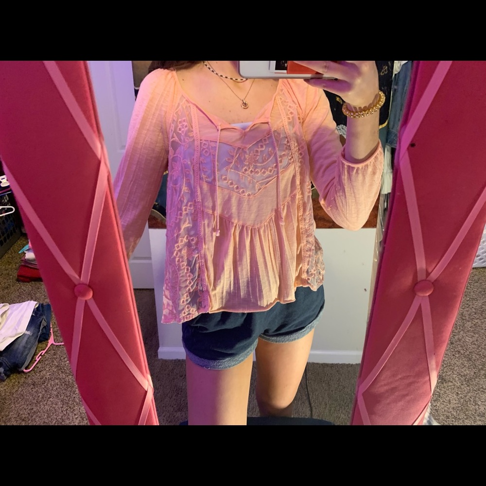 American Eagle Long Sleeve Blouse